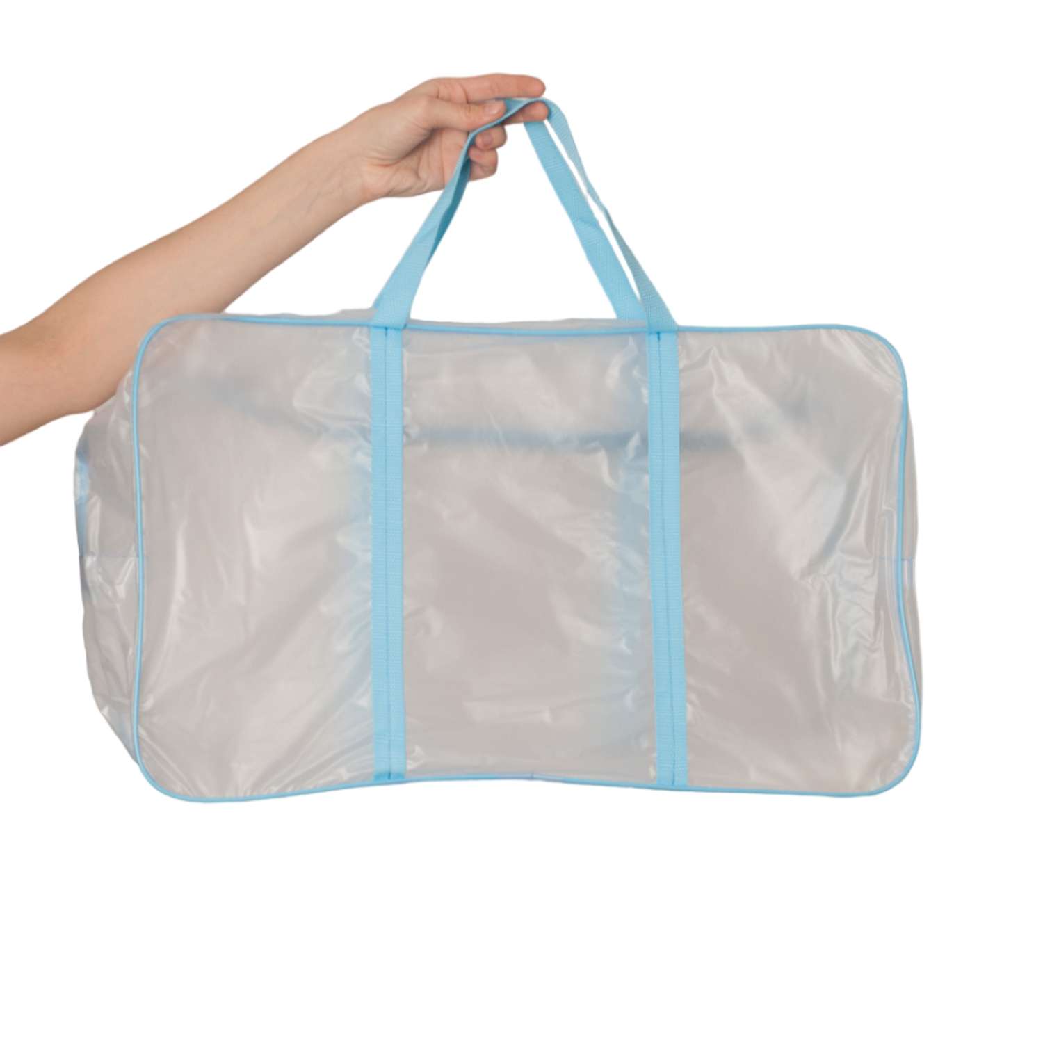 Набор сумок для роддома Eve Store S/M/L из 3 штук матовый голубой - фото 5