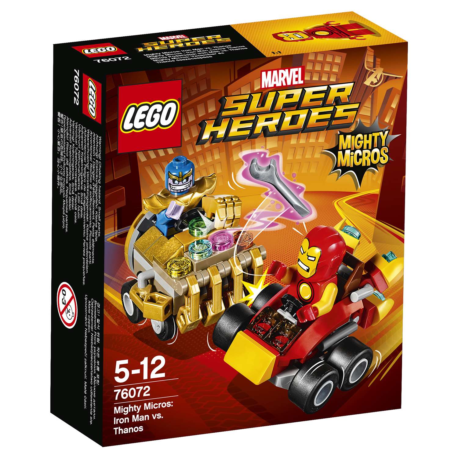 Конструктор LEGO Super Heroes Mighty Micros: Железный человек против Таноса (76072) - фото 2
