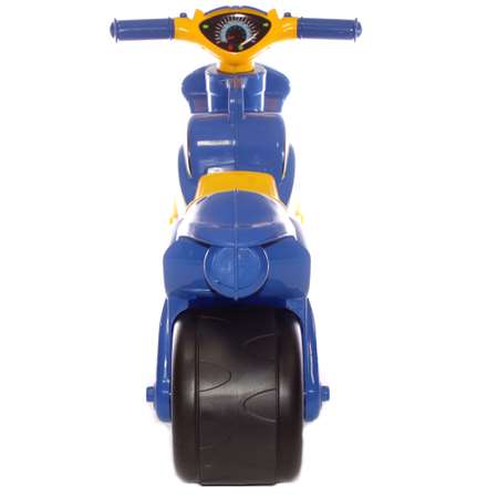 Мотоцикл-каталка Полиция Doloni без музыки сине-желтый