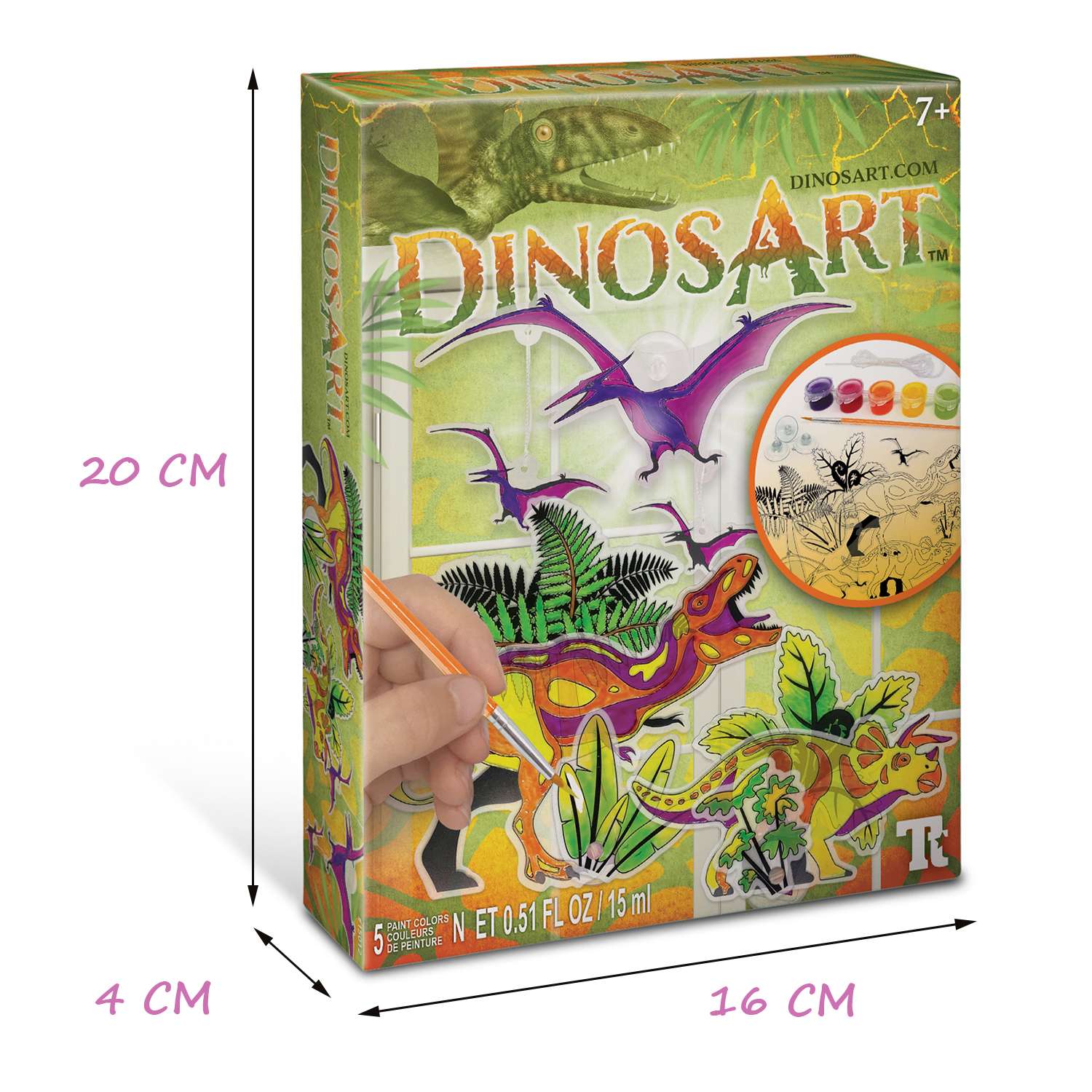 Набор для творчества DinosArt по созданию витражей - фото 9