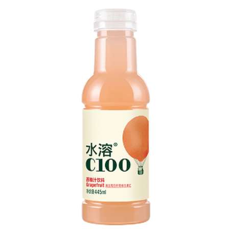Витаминизированный напиток С 100 Красный грейпфрут 445 мл.