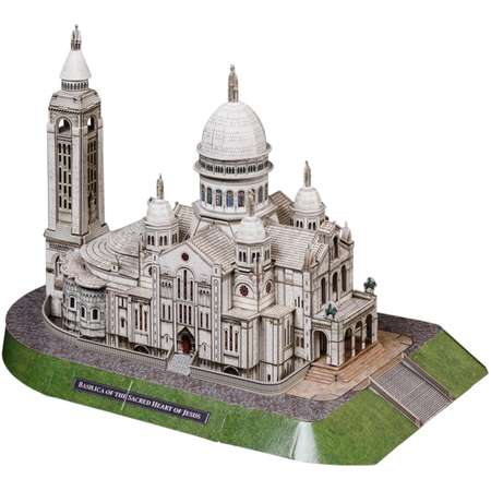 Сборная модель Умная бумага Базилика Сакре-Кёр. Sacre-Coeur Basilica. Арт. 635