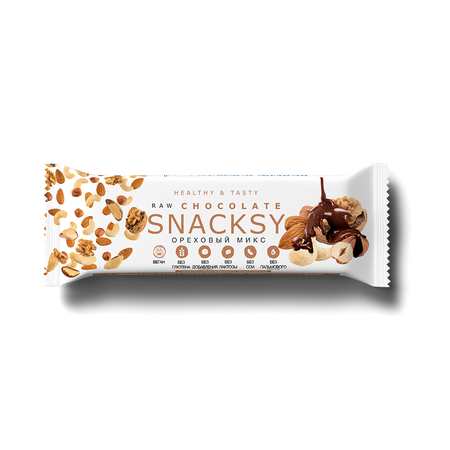 Raw Chocolate ореховый микс SNACKSY Веган