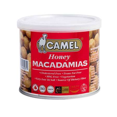 Орехи макадамии CAMEL печеные с медовым вкусом Honey Macadamias 130гр