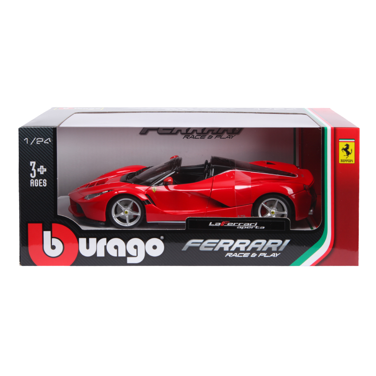 Машина BBurago 1:24 Ferrari Laferrari Aperta 18-26022 купить по цене 1599 ₽  в интернет-магазине Детский мир