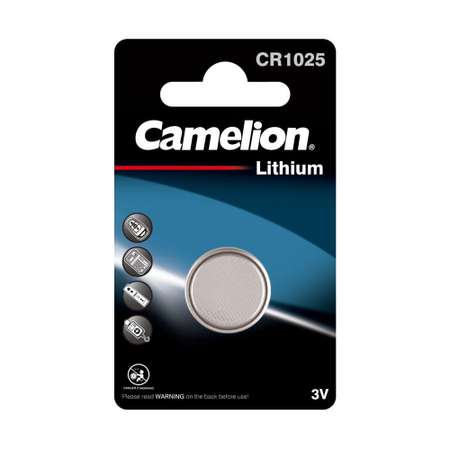 Батарейки 1 шт Camelion CR1025-BP1