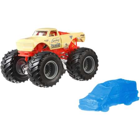 Машина Hot Wheels Monster Jam 1:64 Flashback Каролина Крашер FLX19