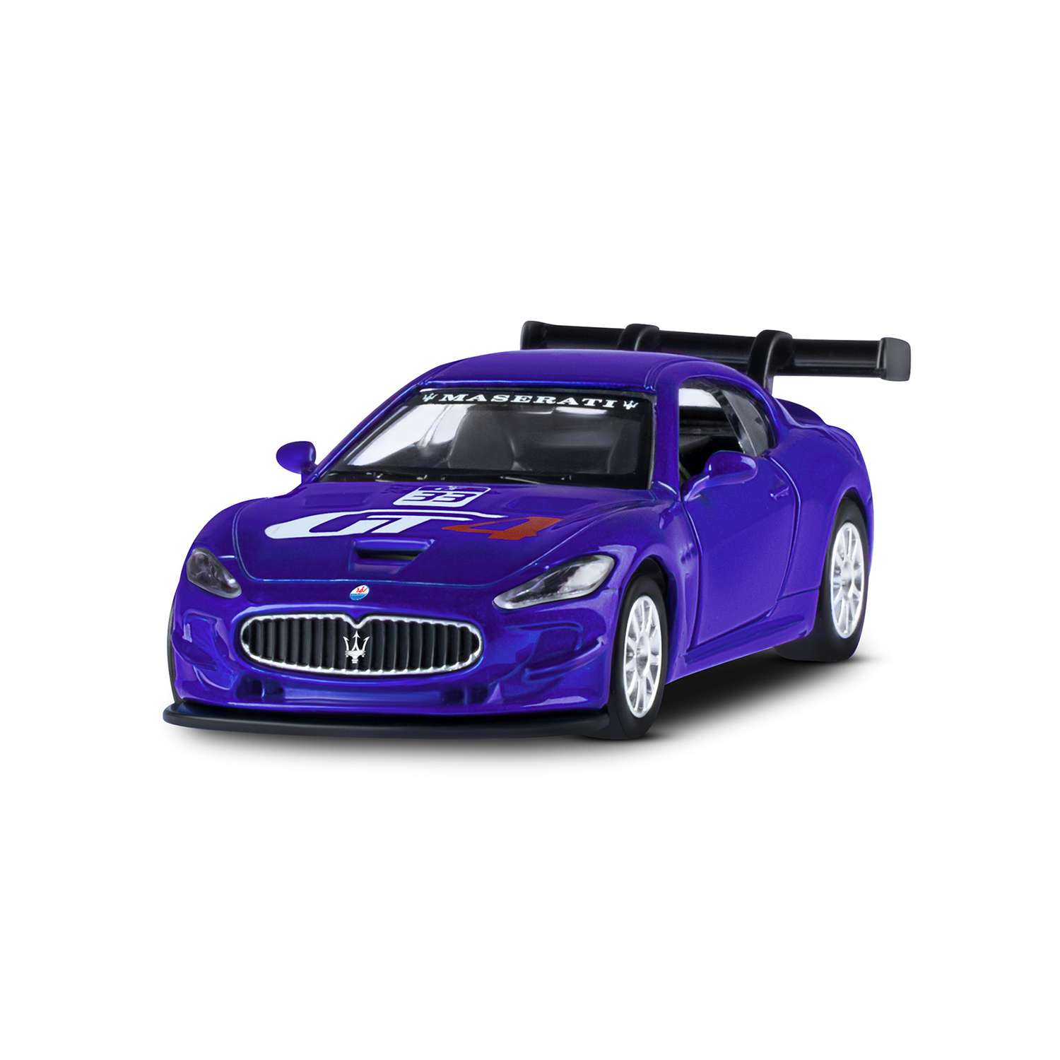 Машинка металлическая АВТОпанорама игрушка детская 1:43 Maserati Gran Turismo MC GT4 синий инерционная JB1200178 - фото 9