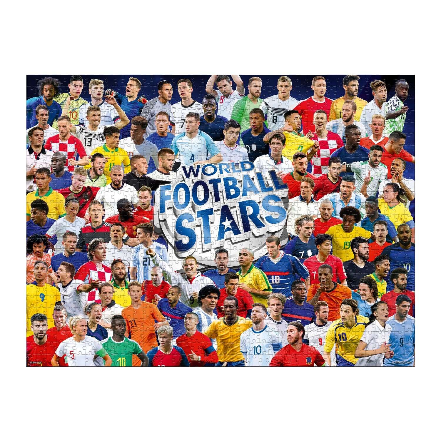 Пазл Winning Moves Мировые футбольные звезды 1000 деталей - фото 4