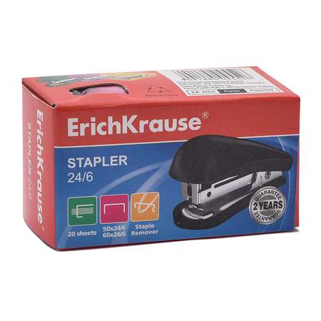 Мини-степлер ErichKrause Compact до 20л в ассортименте 4552