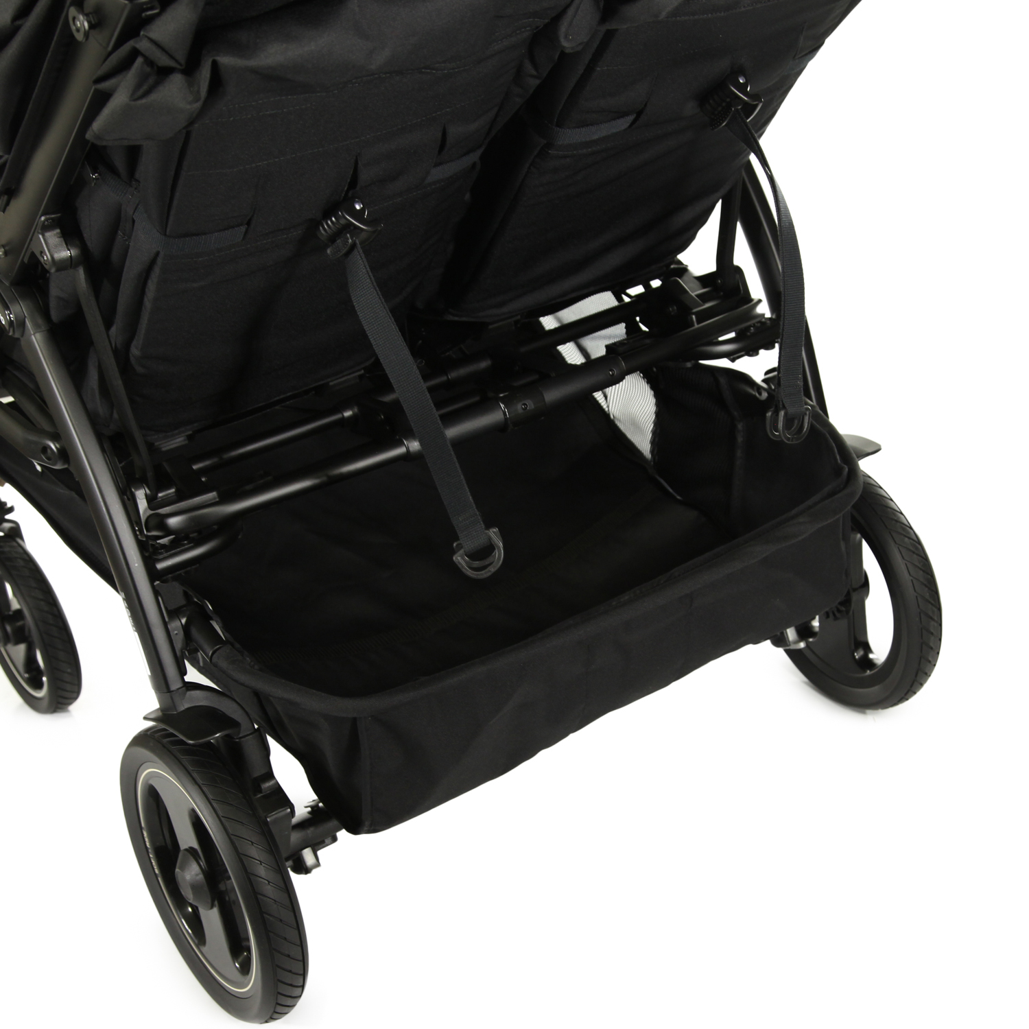 Коляска прогулочная для близнецов Peg-Perego Book For Two Classic Black - фото 11