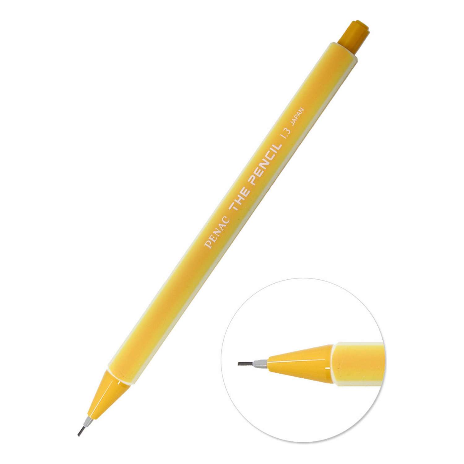 Карандаш механический PENAC The Pencil 1.3мм желтый SA2003-13 - фото 6