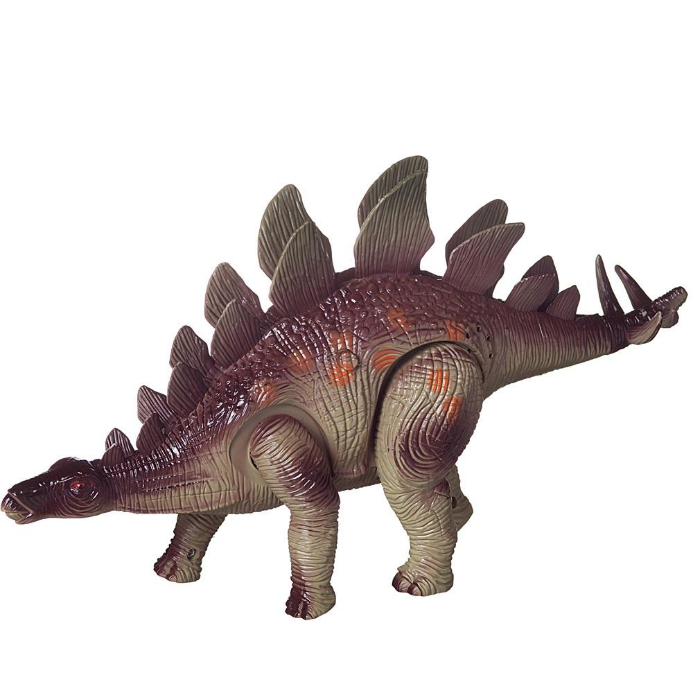 Игрушка интерактивная Junfa Динозавр Стегозавр на батарейках - фото 3