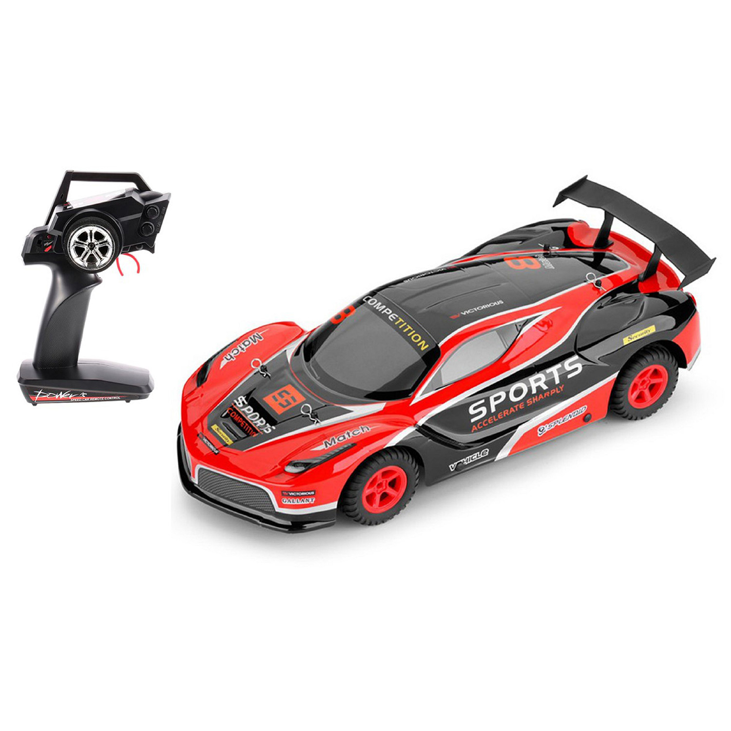 Машина WLToys РУ 1:10 Sports Competition Туринг 2WD Красный купить по цене  4699 ₽ в интернет-магазине Детский мир