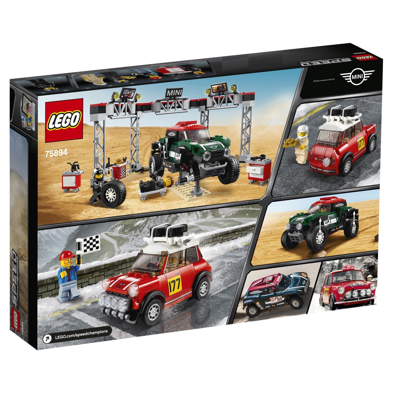 LEGO Speed Champions 1967 Mini Cooper S Rally 2018 Mini Cooper 75894 2799