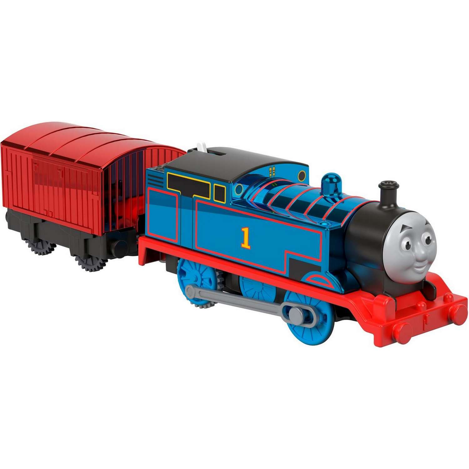 Паровозик Thomas & Friends Трек Мастер Праздничный Томас моторизированный GLJ24 - фото 6