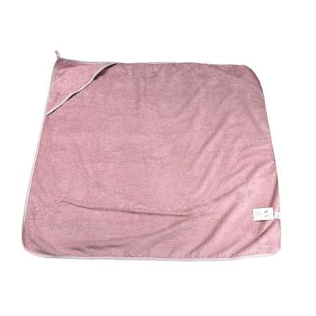 Полотенце YUMMYKI махровое с уголком 110х110 см пурпурно-розовый