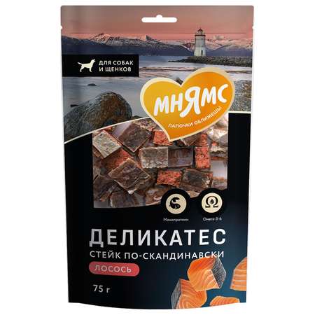Лакомство для собак Мнямс Стейк по-скандинавски 75г