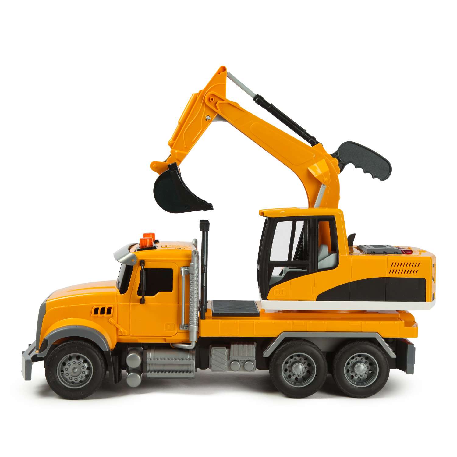 Машинка Mobicaro 1:14 Грузовик с эскаватором Красный 666-82P 666-82P - фото 5