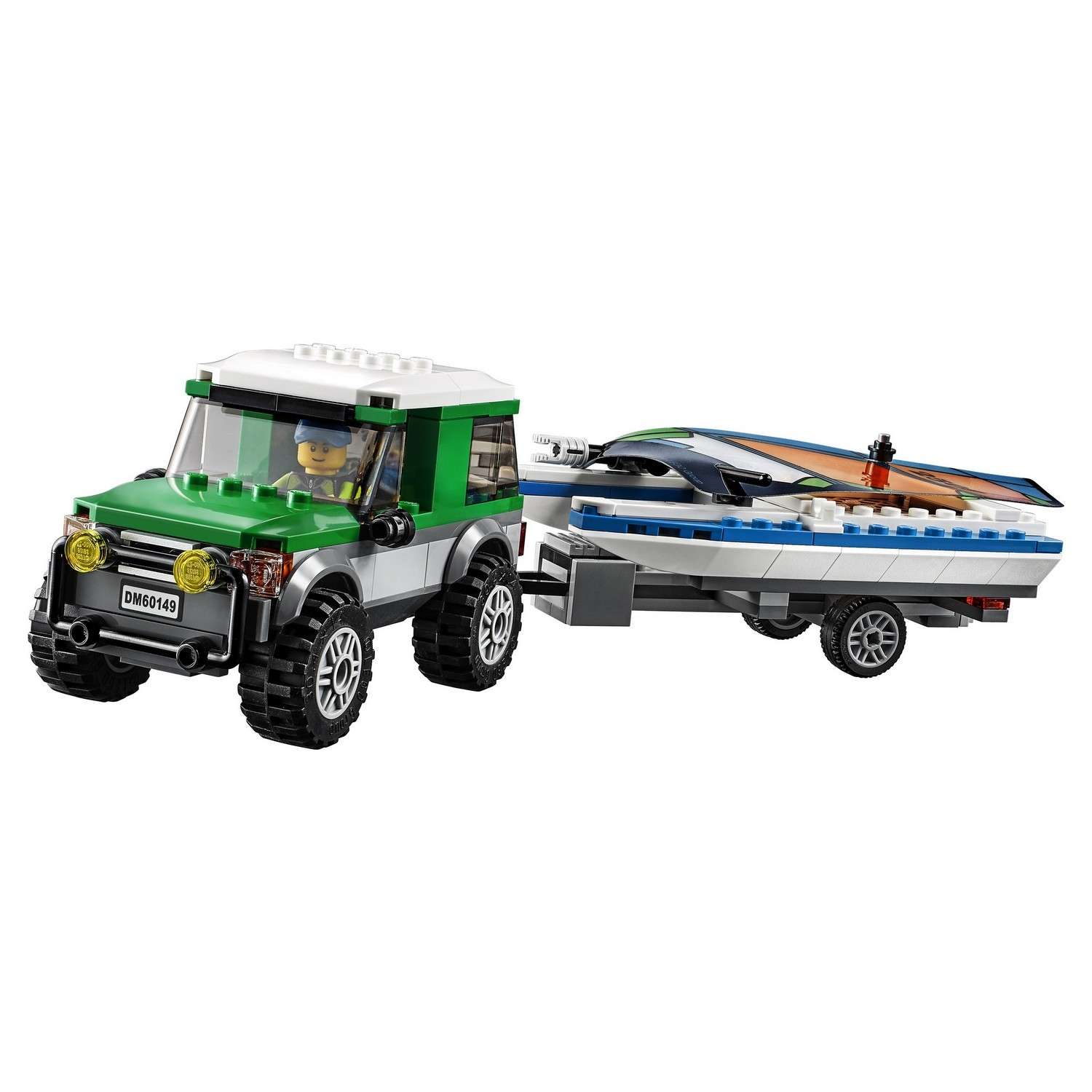 Конструктор LEGO City Great Vehicles Внедорожник с прицепом для катамарана (60149) - фото 9