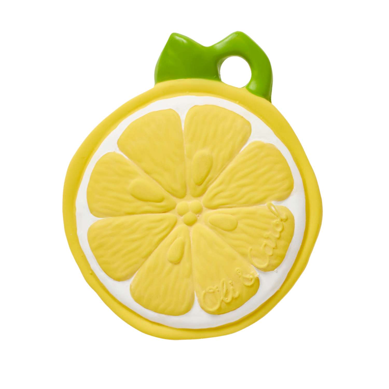 Прорезыватель-грызунок OLI and CAROL Join Lemon из натурального каучука - фото 1