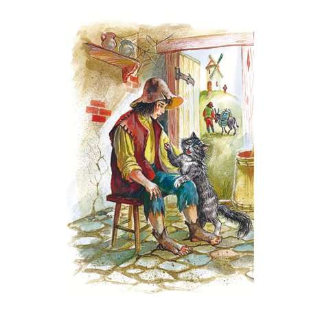 Книга Кот в сапогах Сказки иллюстрации Власовой