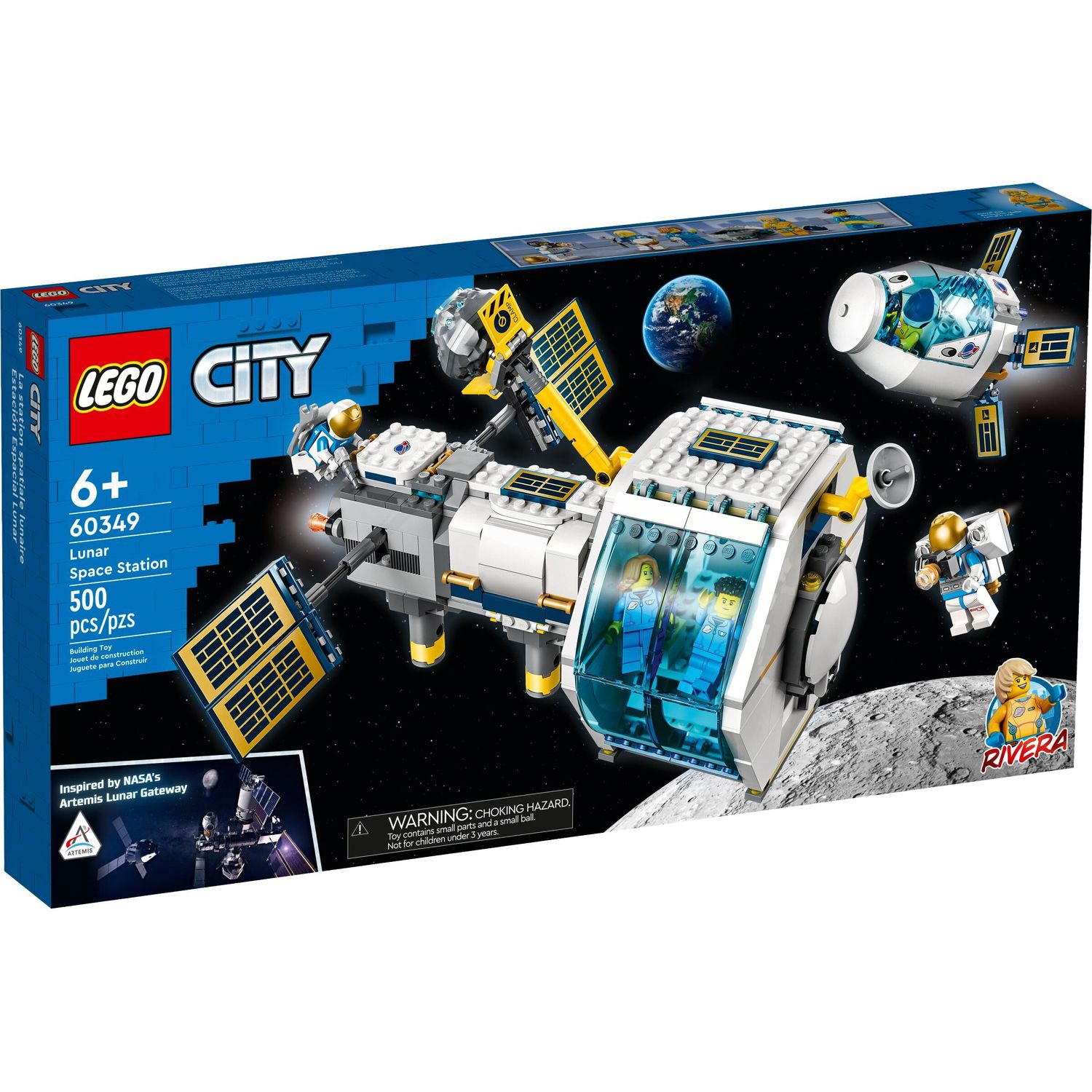 Конструктор LEGO City Space Лунная космическая станция 60349 купить по цене  5999 ₽ в интернет-магазине Детский мир