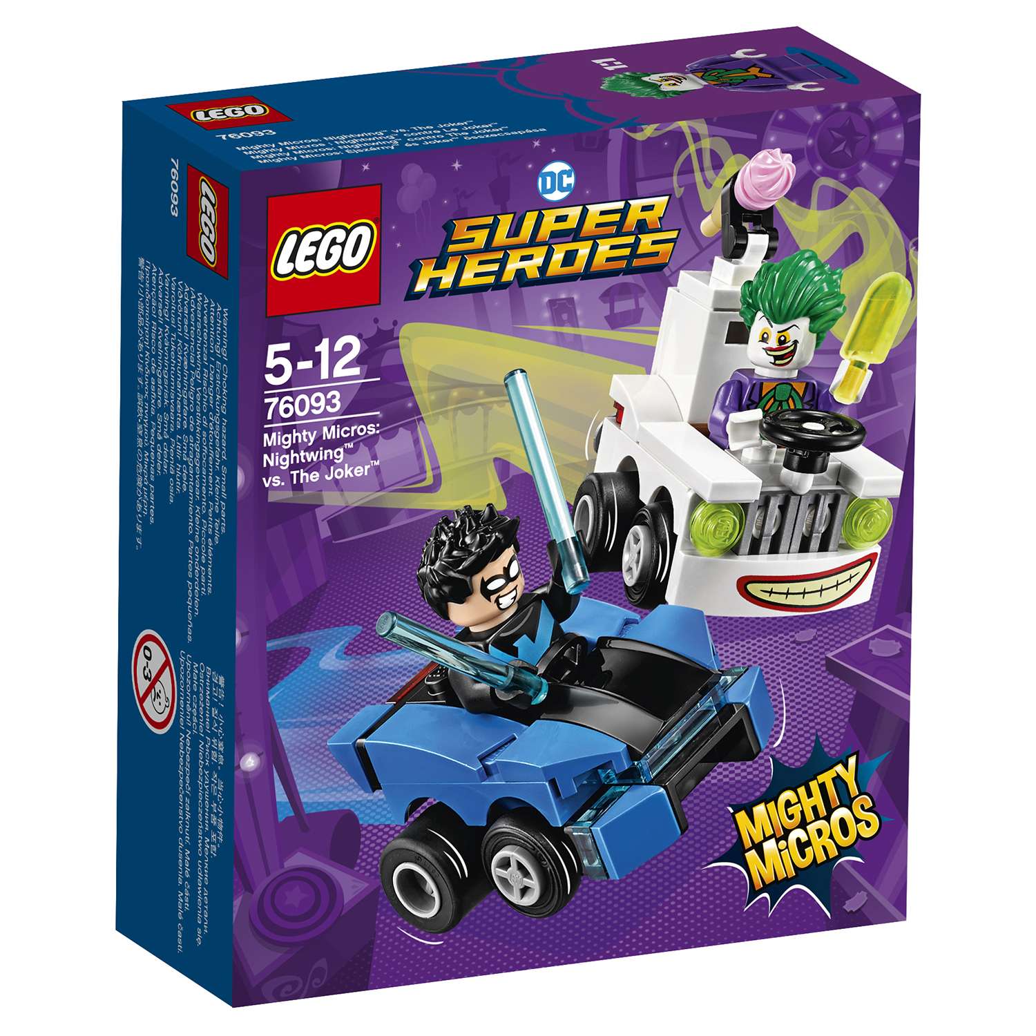Конструктор LEGO Mighty Micros: Найтвинг против Джокера Super Heroes (76093) - фото 2
