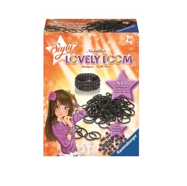 Набор резинок Ravensburger Lovely Loom, черные - фото 1