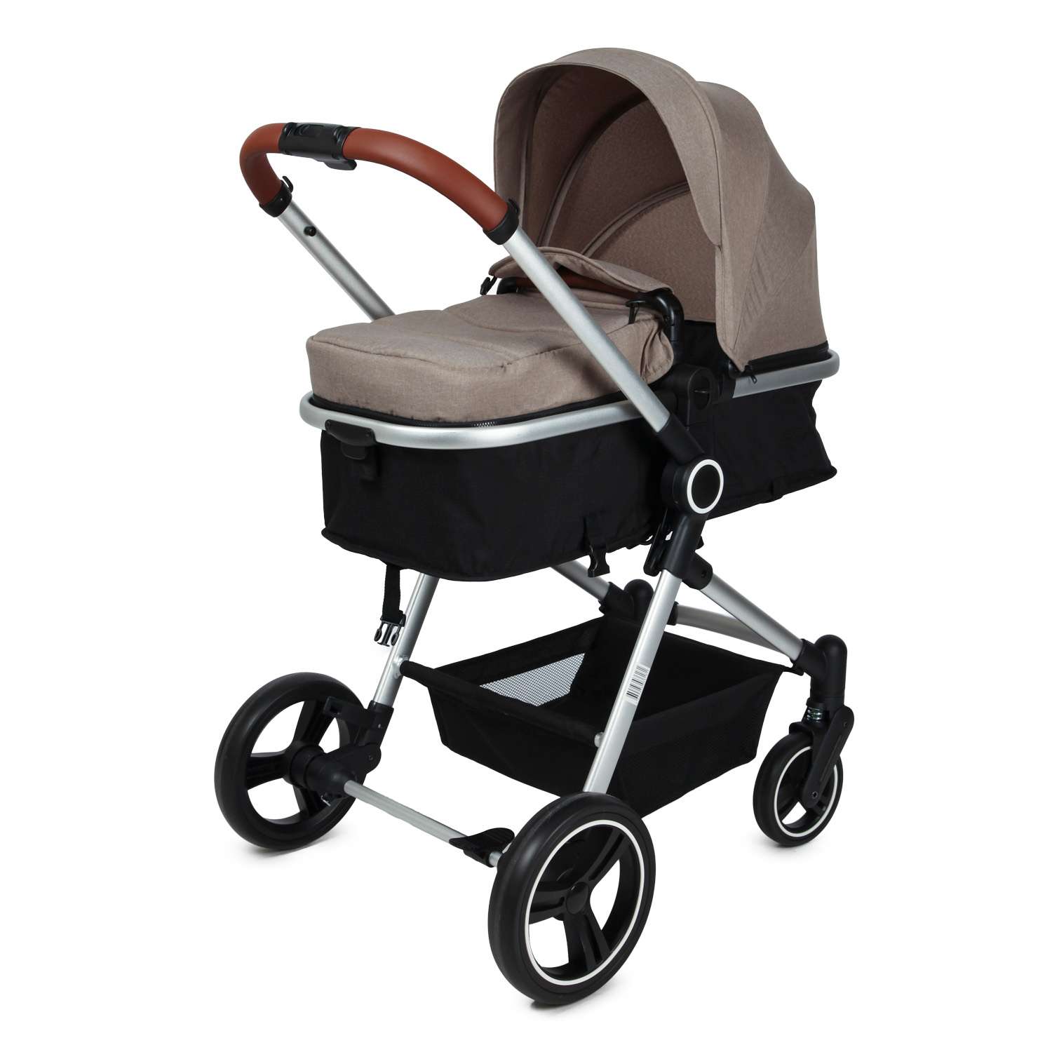 Коляска 3в1 Babyton Flexi Ride Black-Beige - фото 9