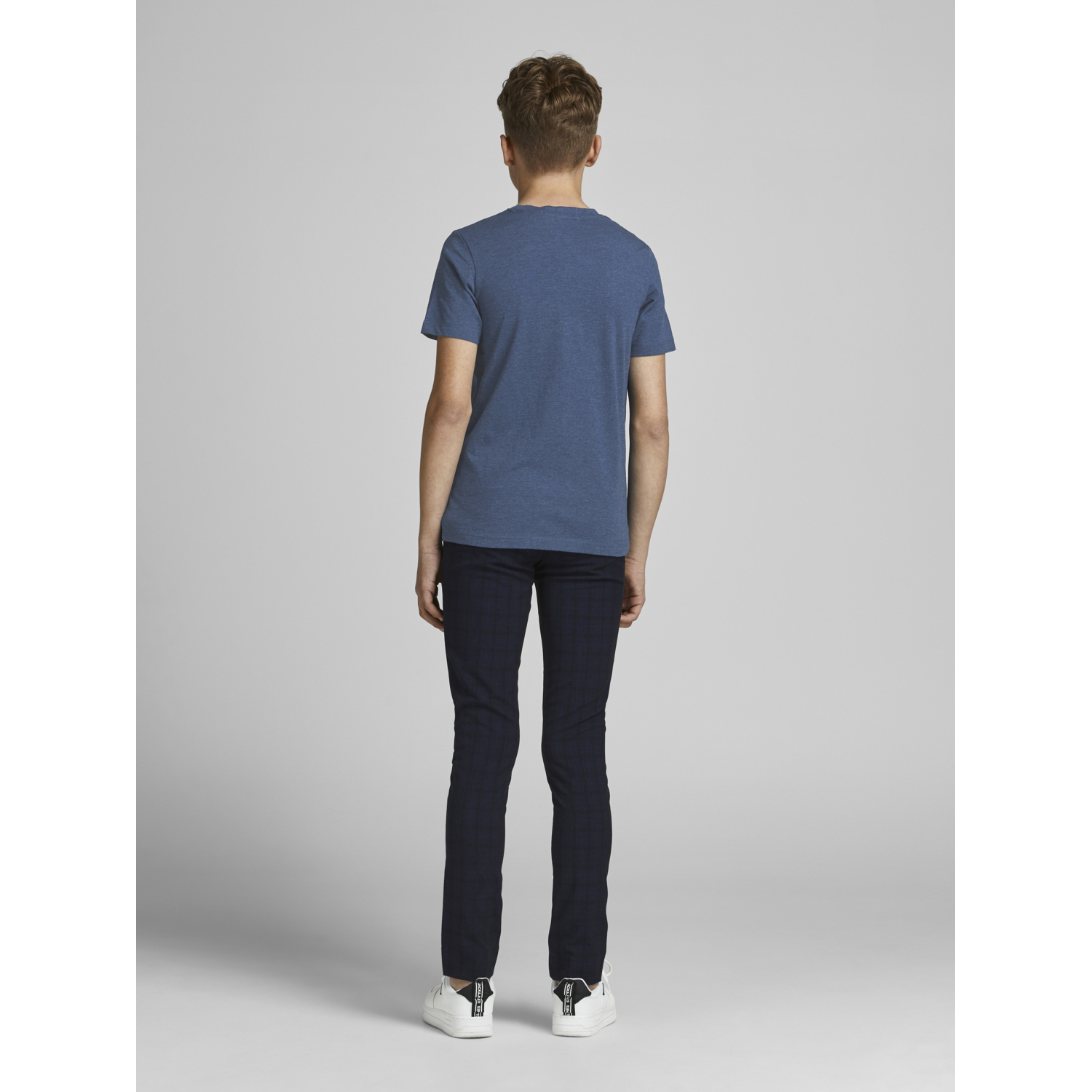 Футболка JACK AND JONES JUNIOR 12192321/Ensign Blue - фото 6