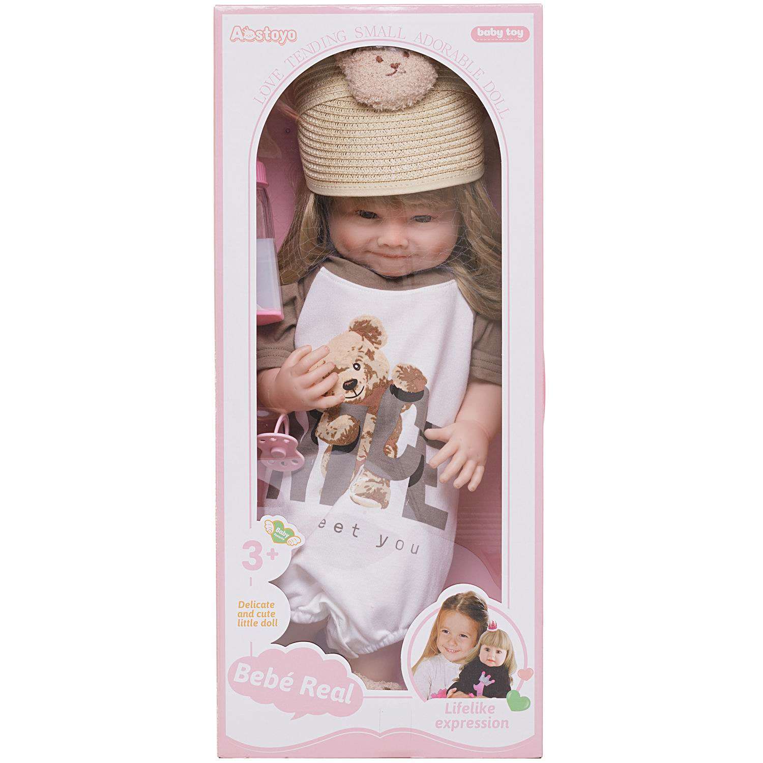 Кукла Junfa В летнем комбинезоне и соломенной шляпке WJ-35852 - фото 2