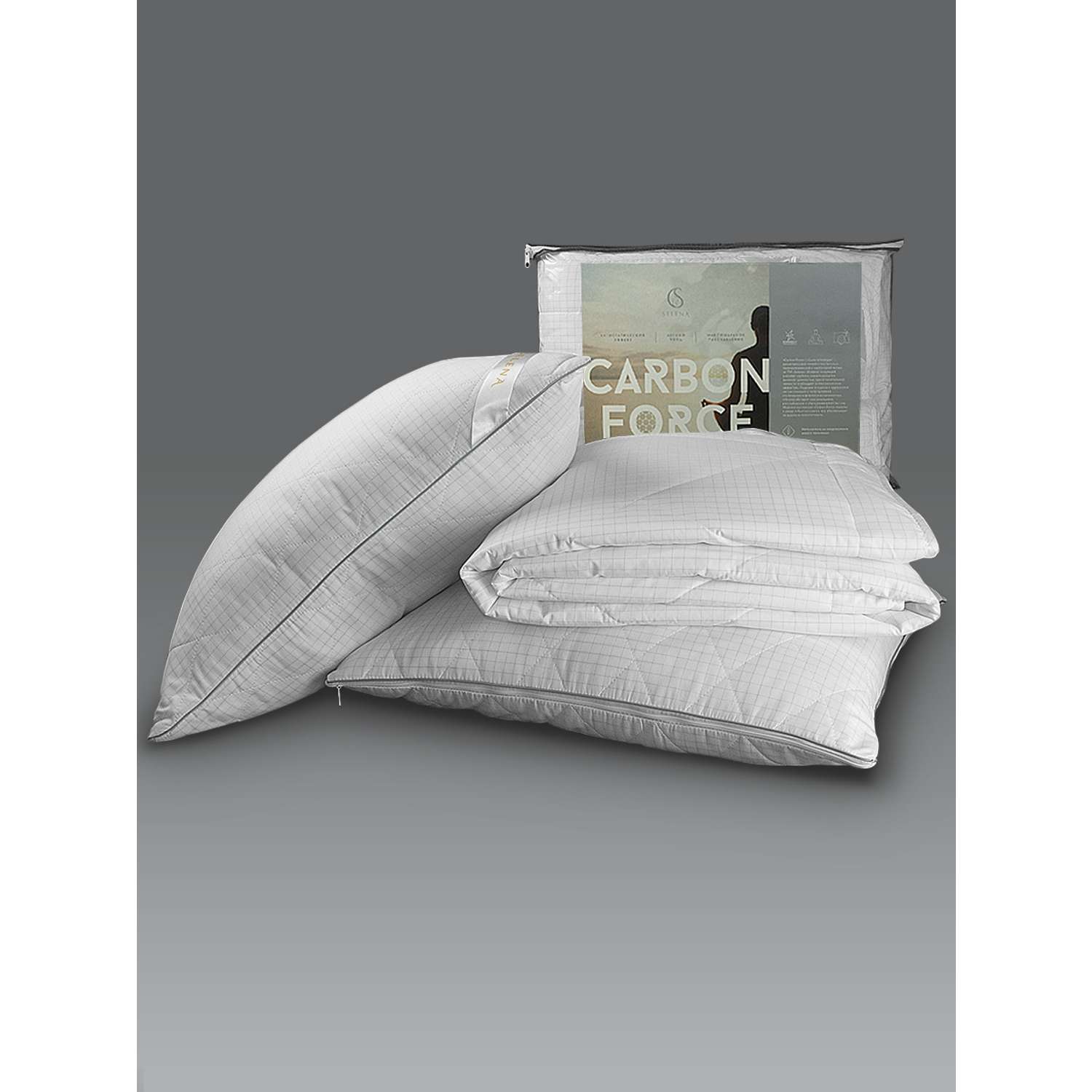Одеяло Selena CARBON FORCE всесезонное 2-х спальное 172х205 см - фото 9