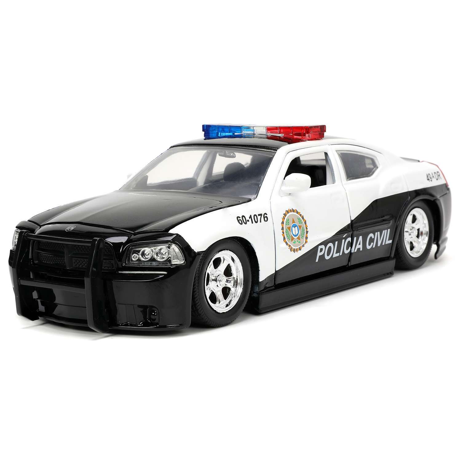 Полицейская машина Jada Dodge Charger Fast 5 Police Car 1:24 ТоуR233 - фото 1