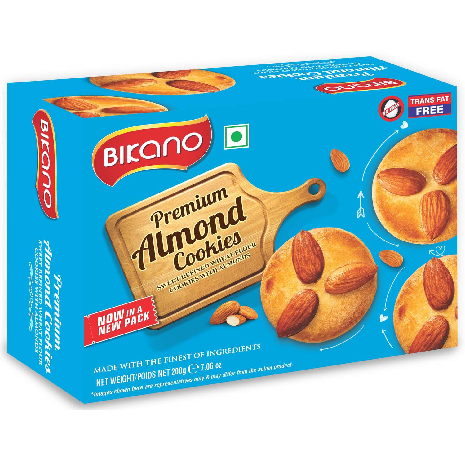 Печенье Bikano с миндалем 200 гр - фото 1