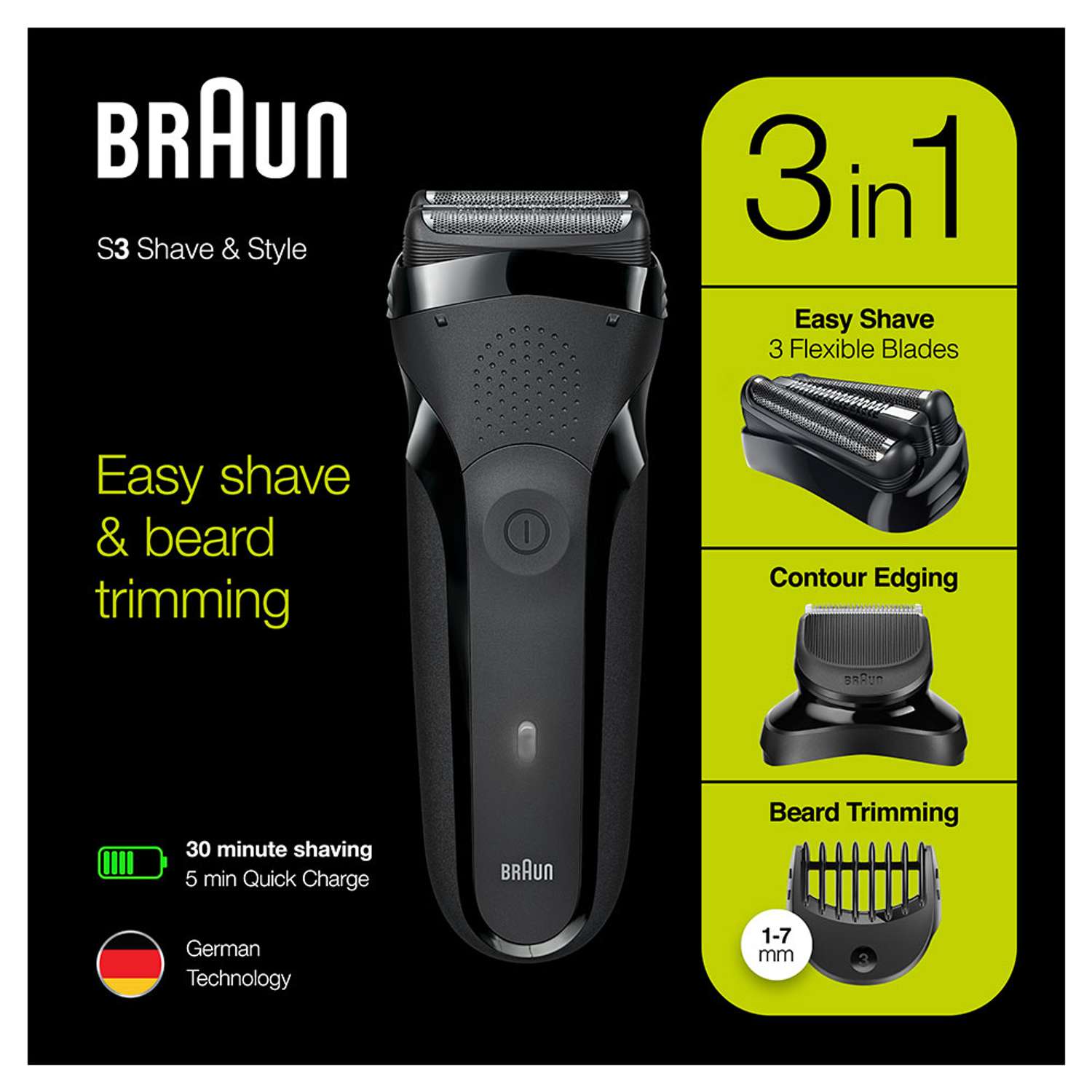 Электробритва Braun Series 3 Shave and Style 300bt - фото 7