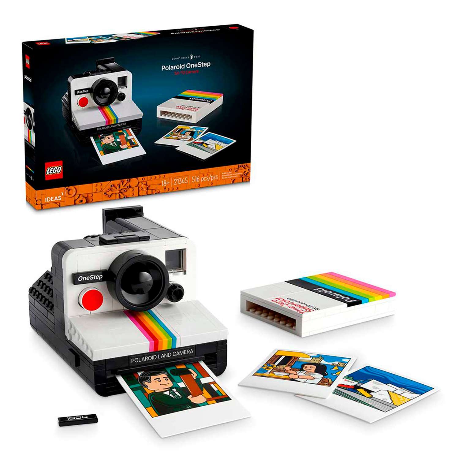 Конструктор детский LEGO Ideas Фотоаппарат Полароид Polaroid21345 - фото 1
