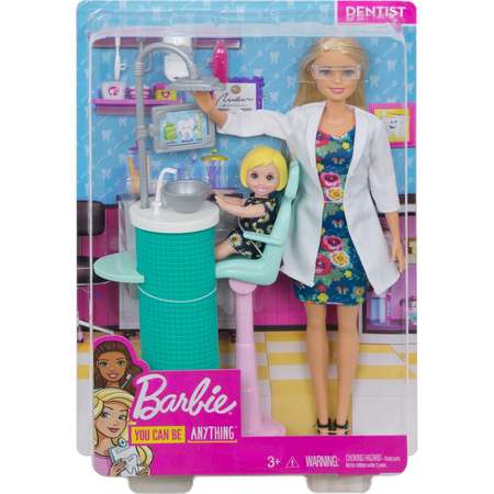 Набор игровой Barbie Кем быть Дантист FXP16