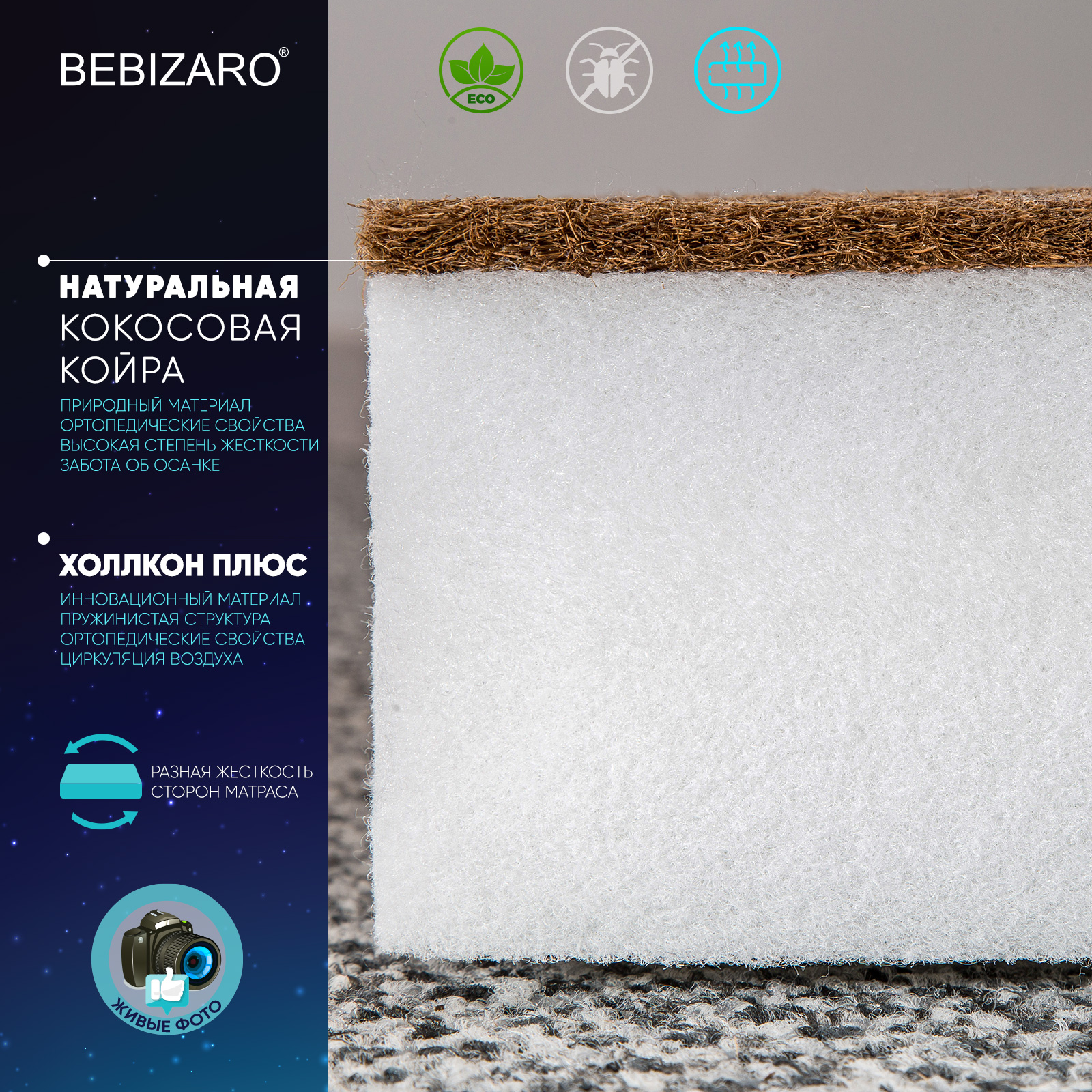 Матрас Bebizaro Handy BZHY/119 - фото 4