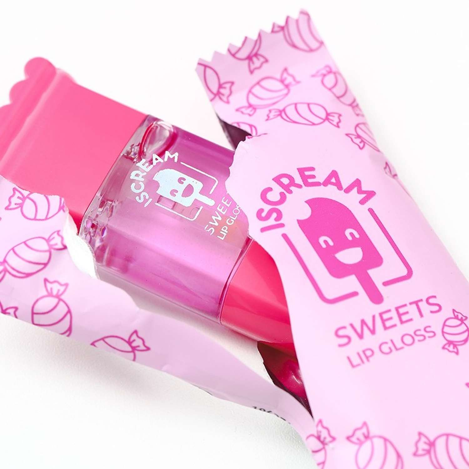 Блеск для губ ISCREAM Sweets тон 03 cotton candy - фото 5