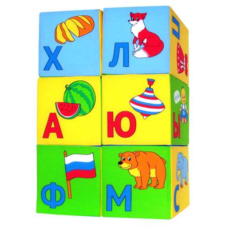 Мягкие кубики BABY CO.LTD Забавная азбука