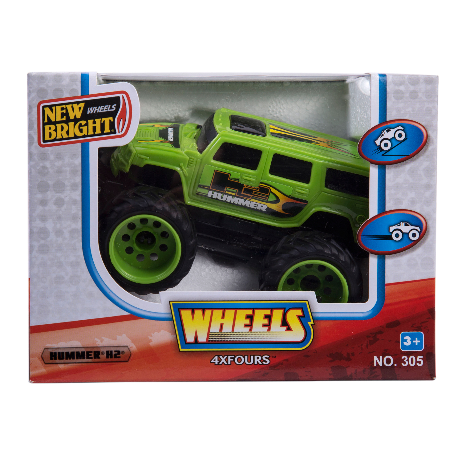 Автомобиль New Bright Jeep 1:43 зеленый 305 - фото 3