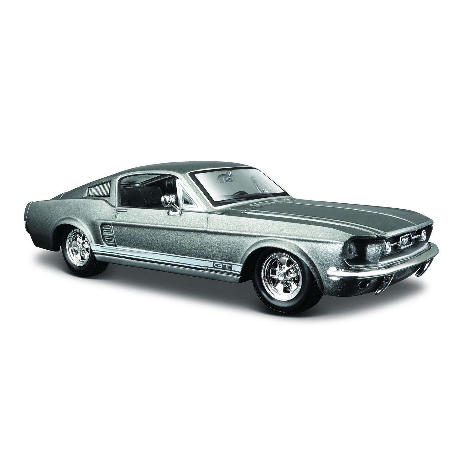 Машина MAISTO 1:24 Ford Mustang Gt 1967 Серый 31260 купить по цене 1999 ₽ в  интернет-магазине Детский мир