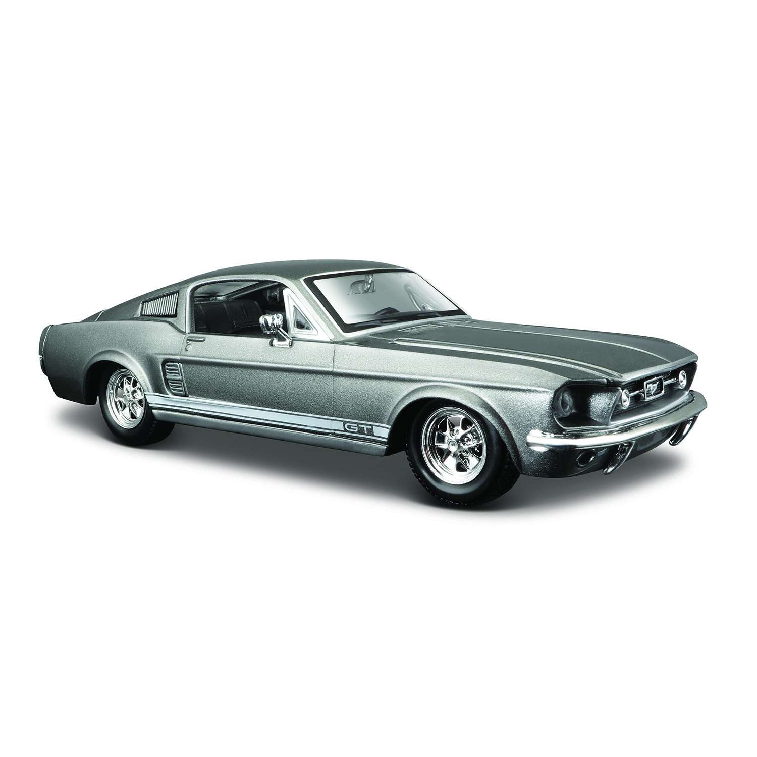 Машина MAISTO 1:24 Ford Mustang Gt 1967 Серый 31260 31260 - фото 1