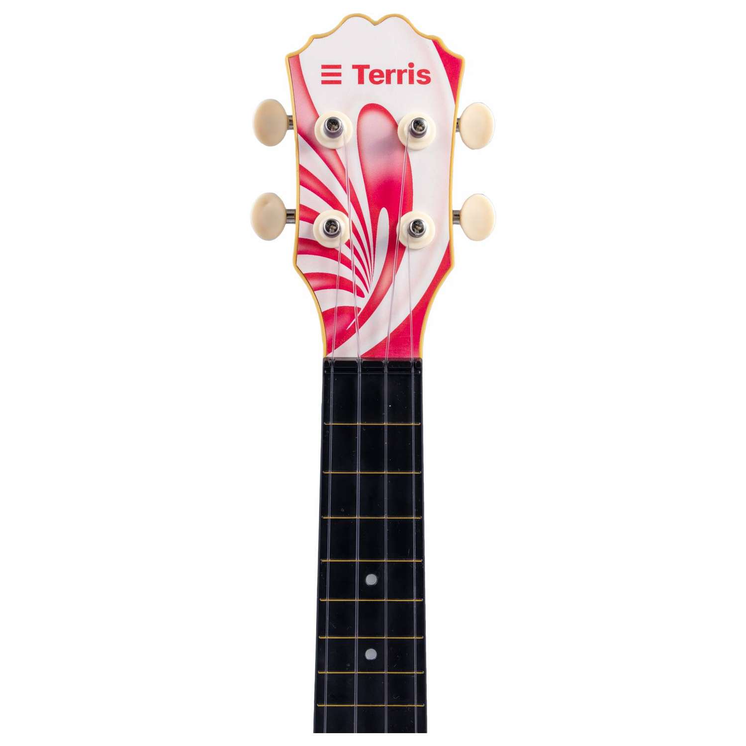 Гитара гавайская Terris укулеле сопрано PLUS-70 LOLLIPOP рисунок леденец - фото 7