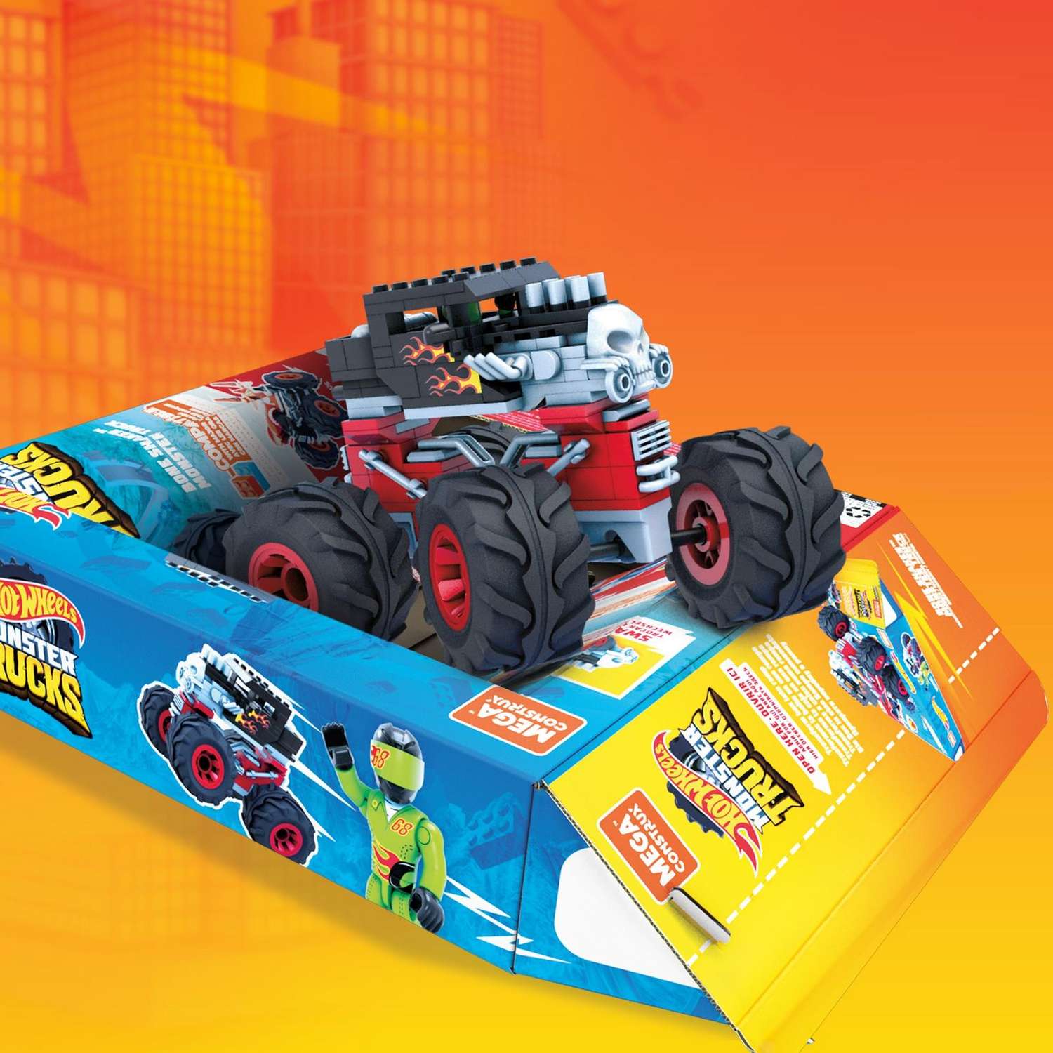 Конструктор Mega Construx Hot Wheels Монстр-трак Боун Шейкер GVM27 - фото 11