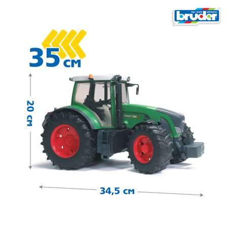 Трактор Bruder Fendt 936 Vario без механизмов зеленый