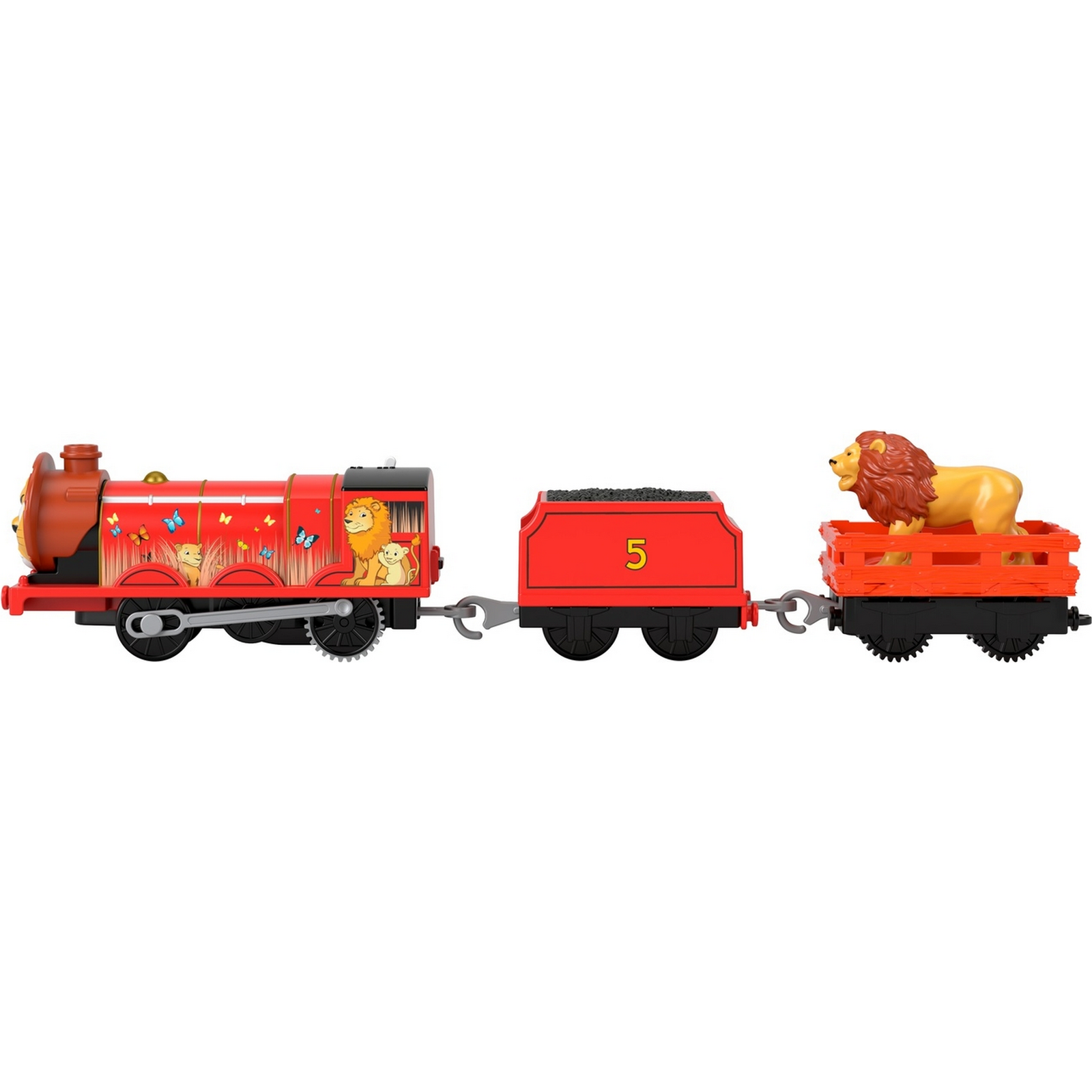 Паровозик Thomas & Friends Железная дорога Герои мультфильмов Джеймс-лев GLK72 GLK69 - фото 3