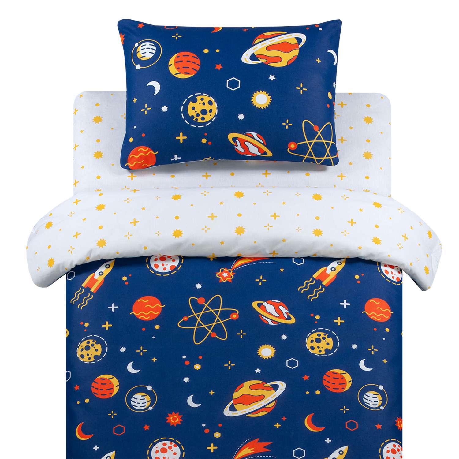 Комплект постельного белья Сонотека 1.5-спальный Космос - фото 2