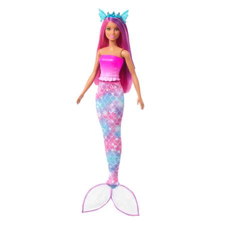 Набор игровой Arnetta Mattel Barbie Dreamtopia с одеждой аксессуарами и хвостом русалки HLC28